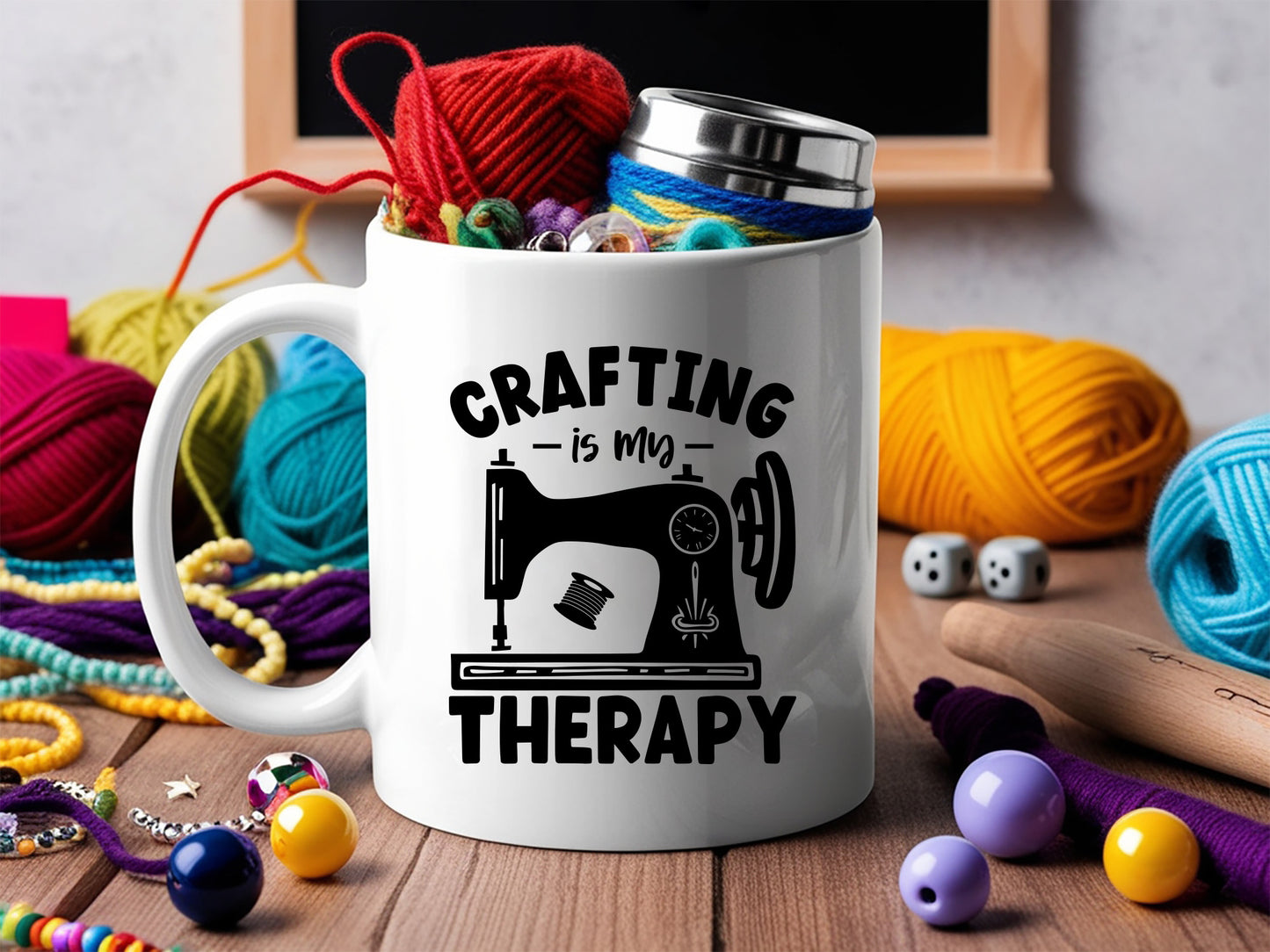 Crafting is My Therapy SVG Design