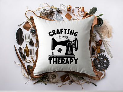 Crafting is My Therapy SVG Design