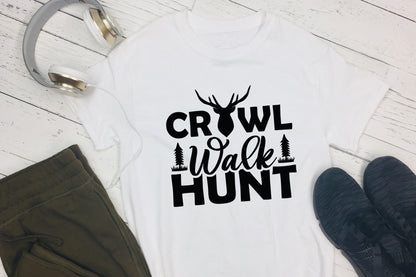 Crawl Walk Hunt, Hunting Life SVG