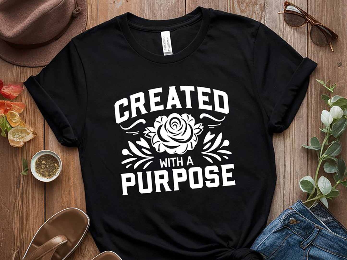 Created with a Purpose, Motivational Design SVG