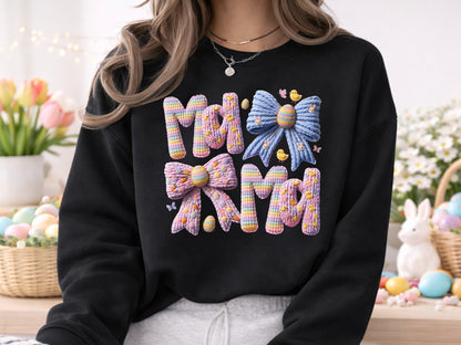 Crochet Mama Easter Sublimation Print