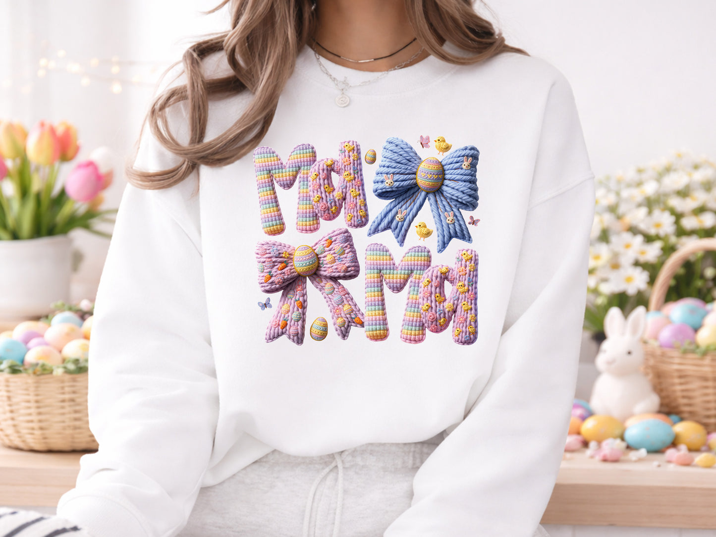Crochet Mama Easter Sublimation Print