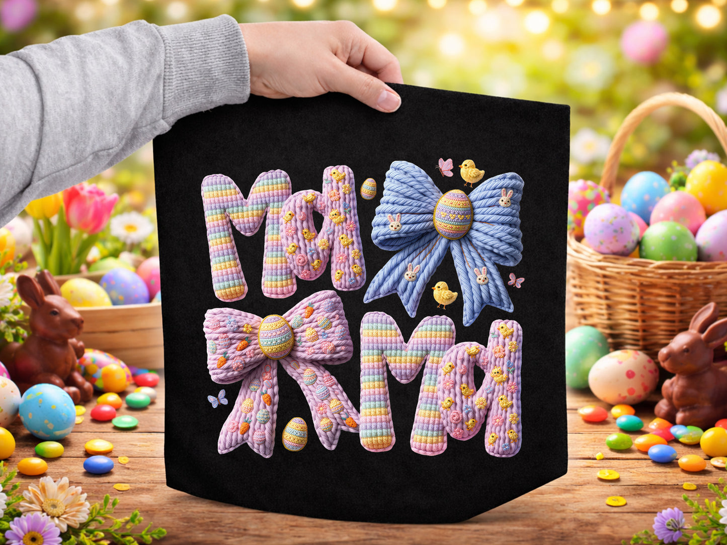 Crochet Mama Easter Sublimation Print
