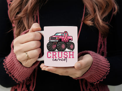 Crush Cancer - Breast Cancer Sublimation Design