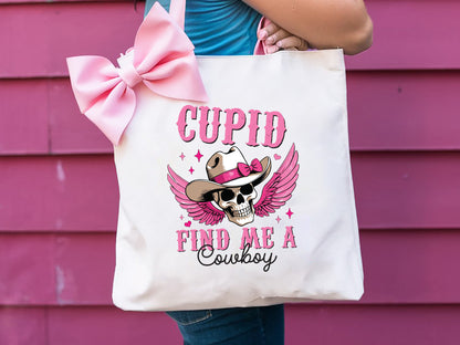 Cupid Find Me A Cowboy - Coquette Valentines Sublimation