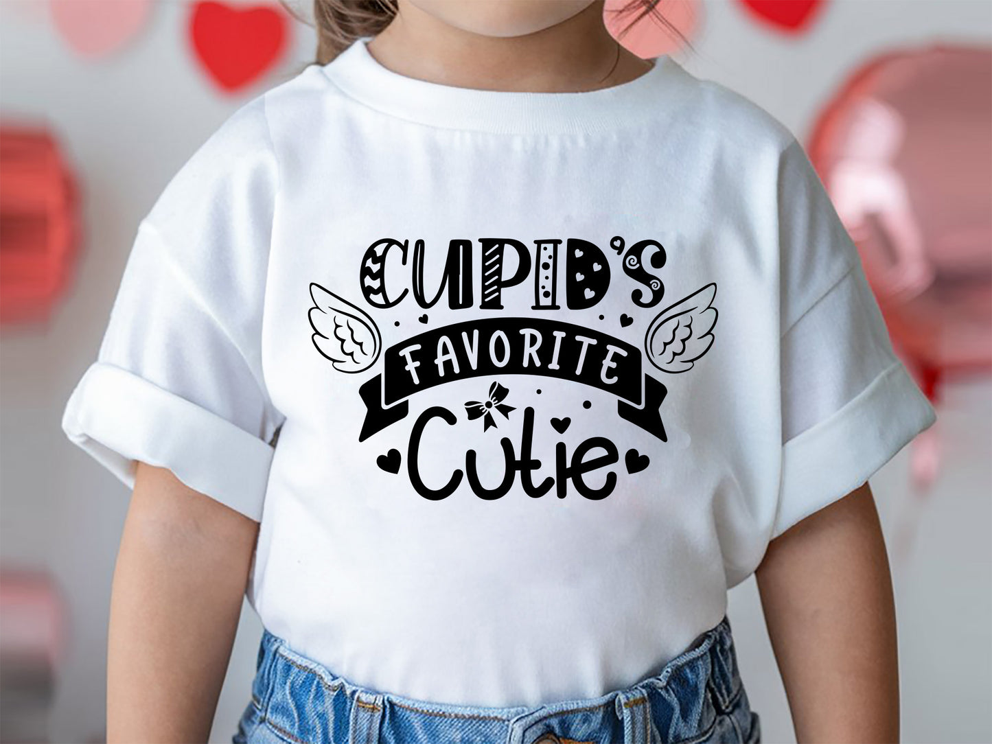 Cupid's Favorite Cutie - Kids Valentine SVG Design