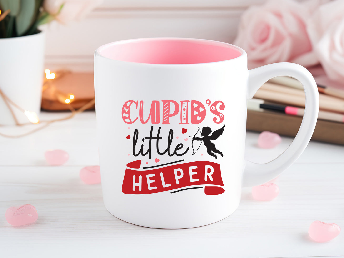 Cupid's Little Helper - Valentine Kids SVG