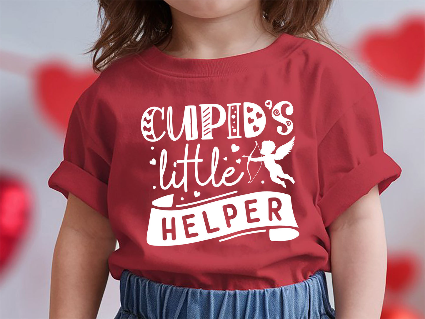 Cupid's Little Helper - Valentine Kids SVG