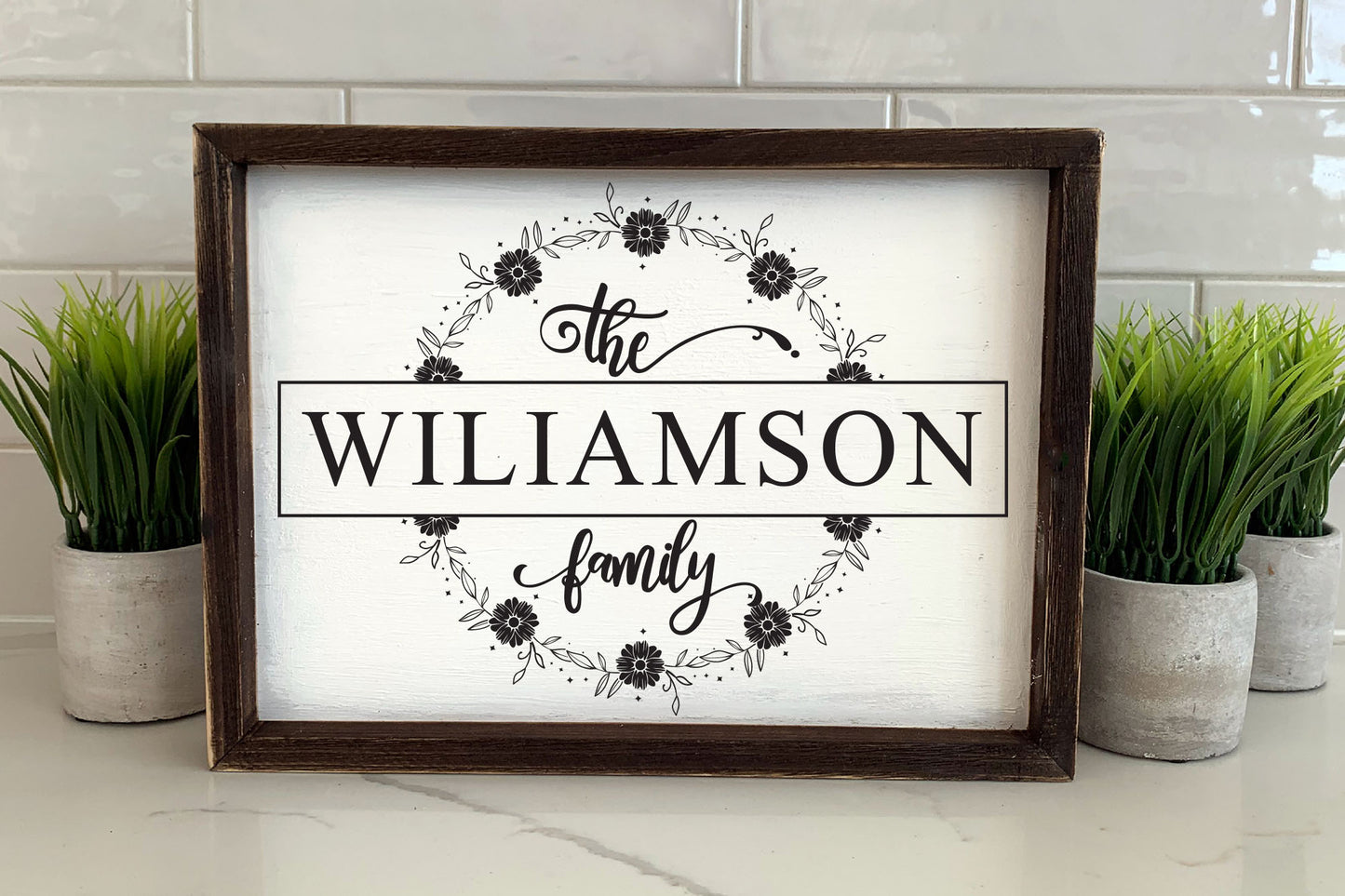 Custom Name Family Monogram SVG Bundle