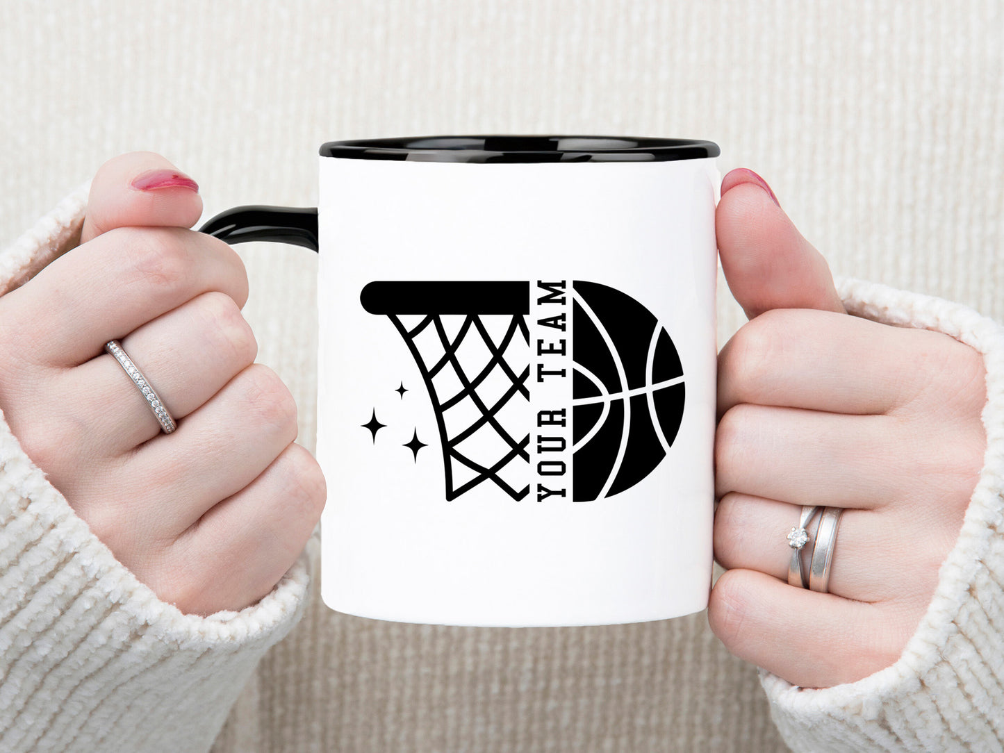 Custom Team Name Basketball SVG File