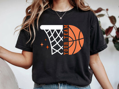 Custom Team Name Basketball SVG File