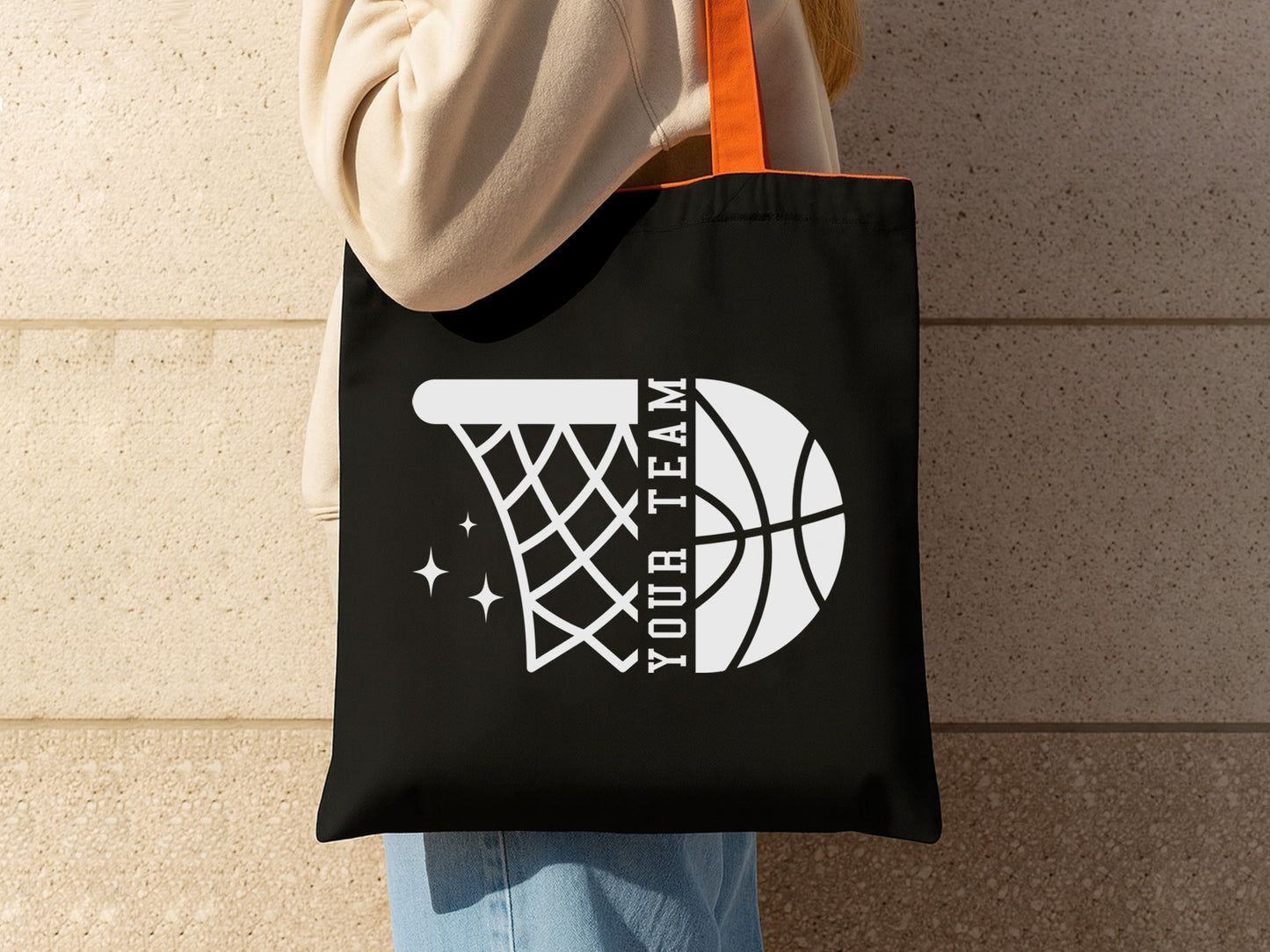 Custom Team Name Basketball SVG File