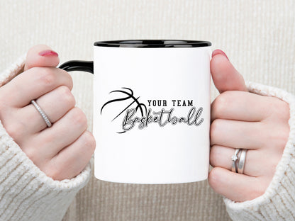 Custom Team Name Basketball SVG