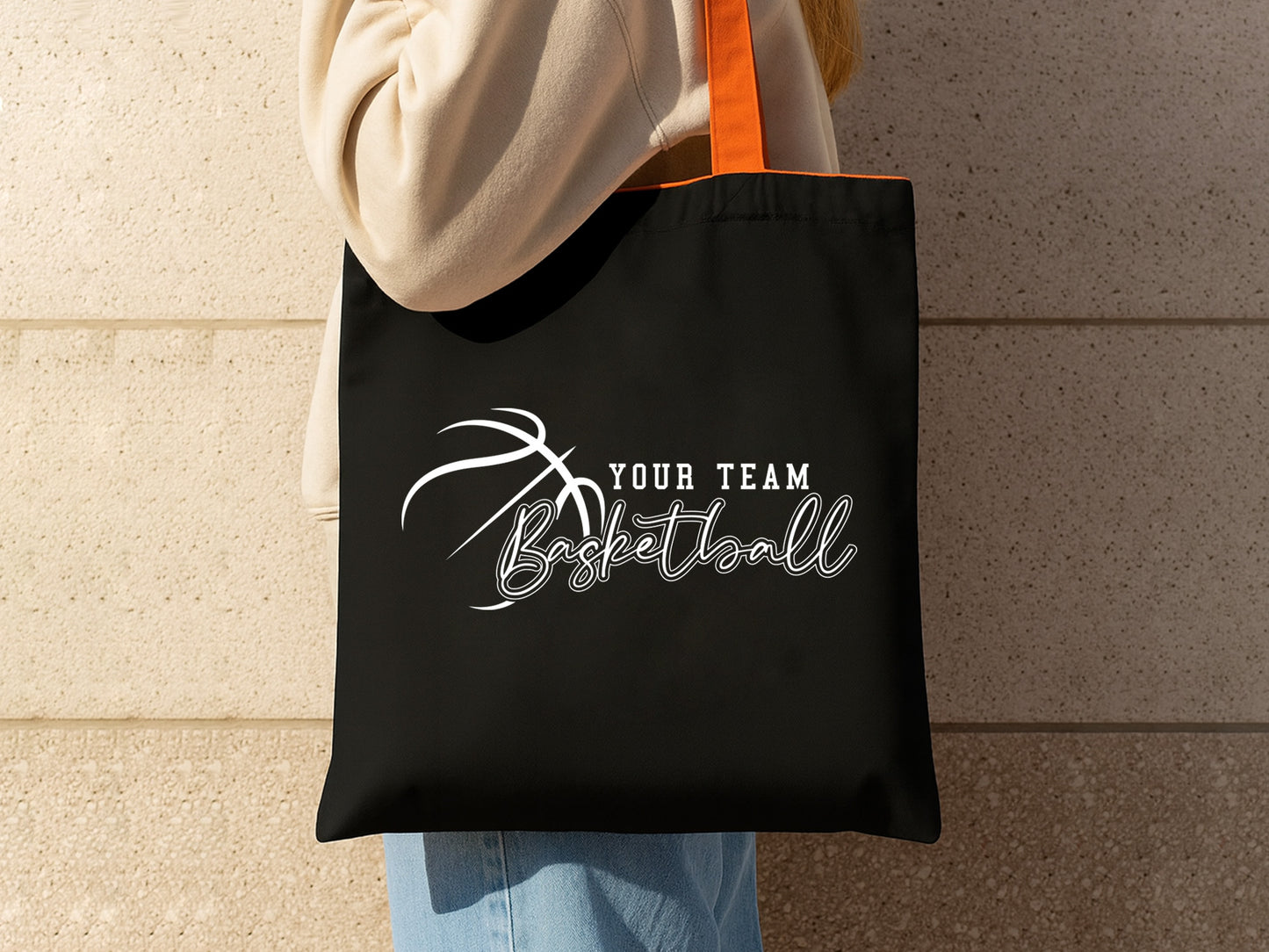 Custom Team Name Basketball SVG