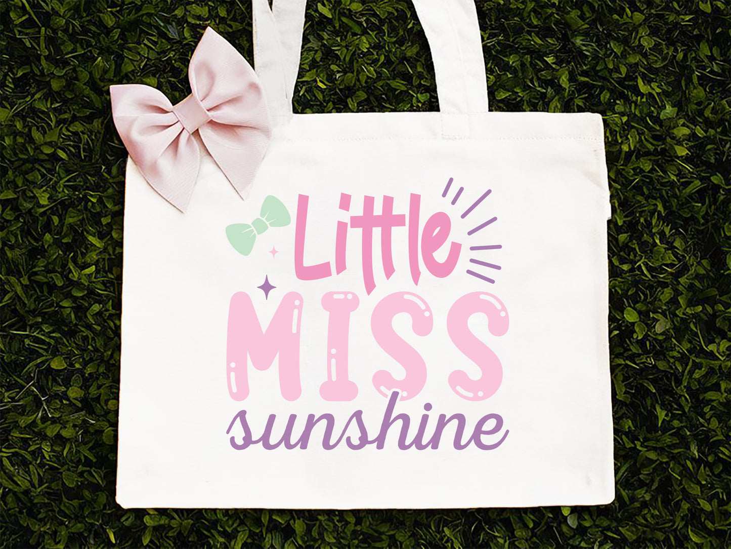 Cute Girl Power SVG Design - Little Miss Sunshine