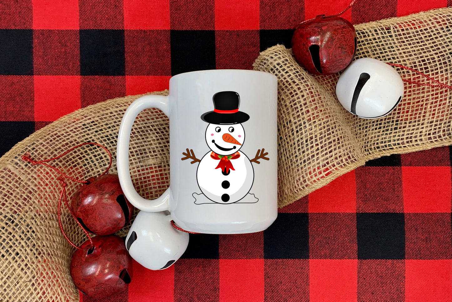 Cute Snowman Clipart PNG Bundle