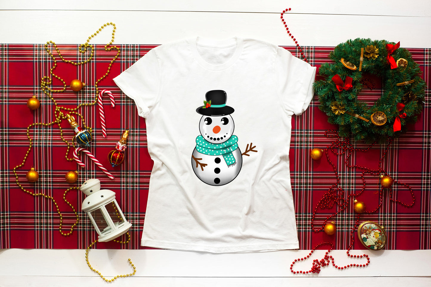 Cute Snowman Clipart PNG Bundle