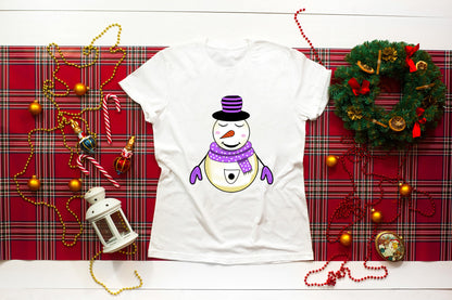 Cute Snowman Clipart PNG Bundle