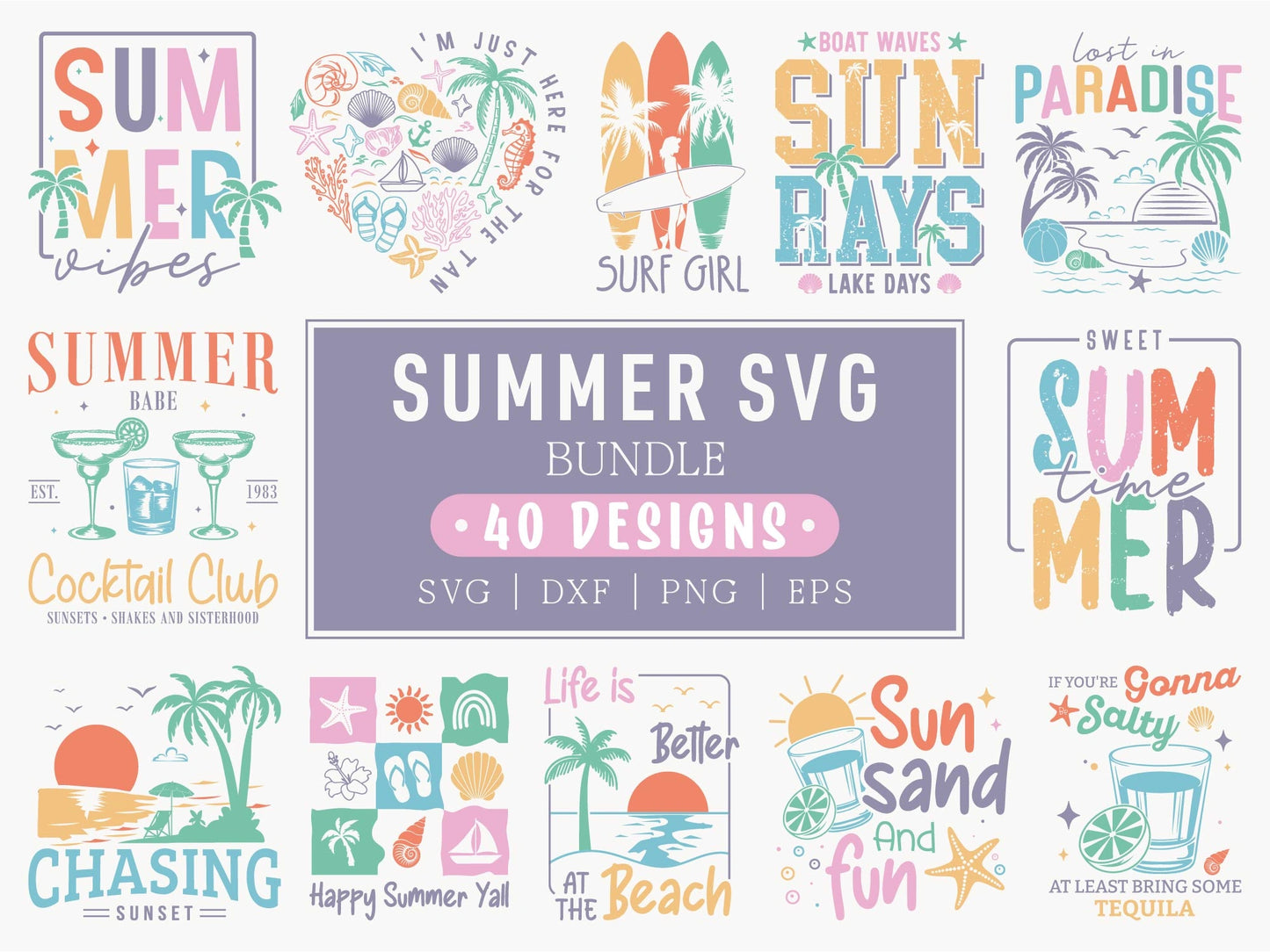 Summer SVG Design Bundle
