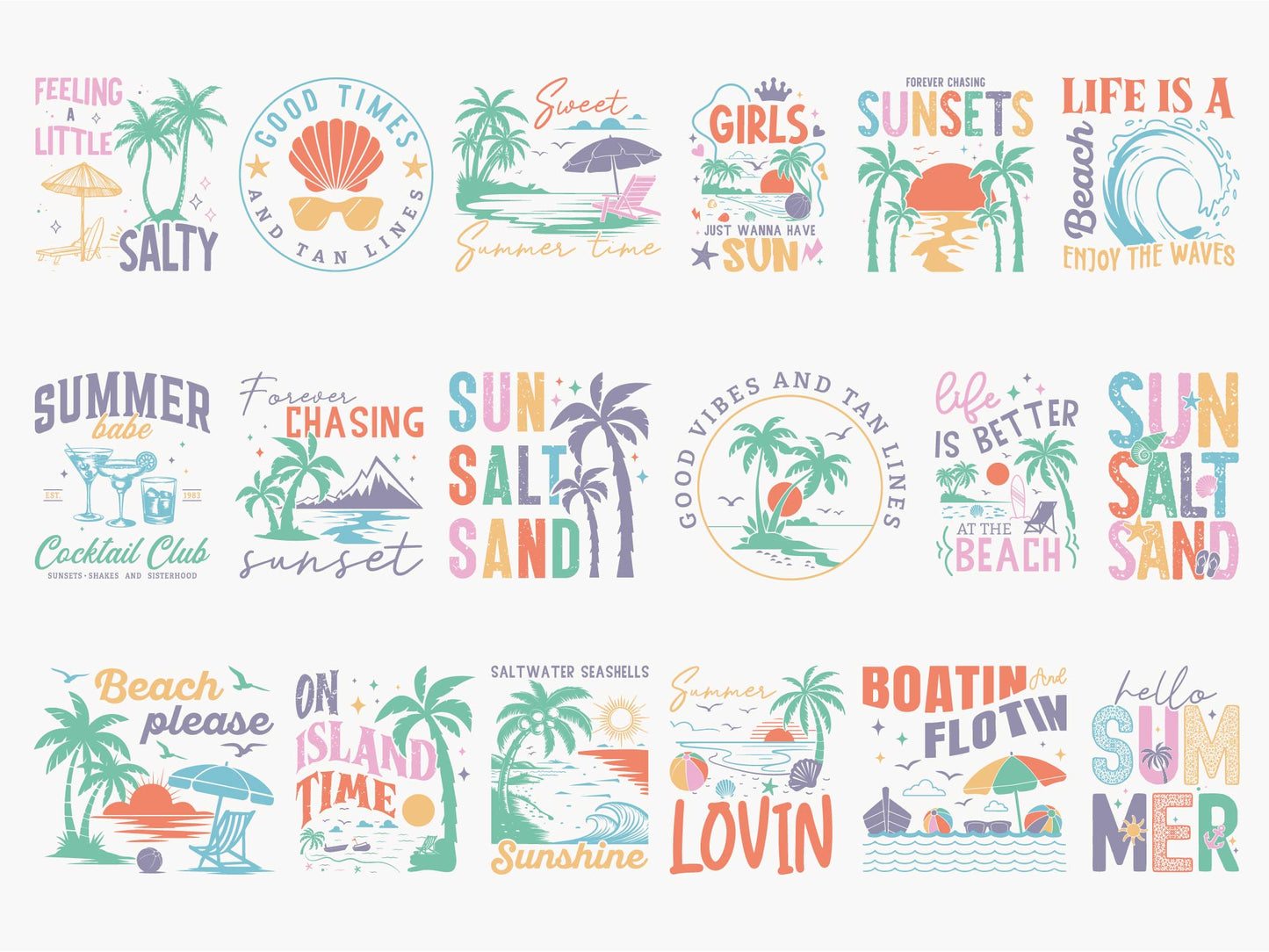 Summer SVG Design Bundle