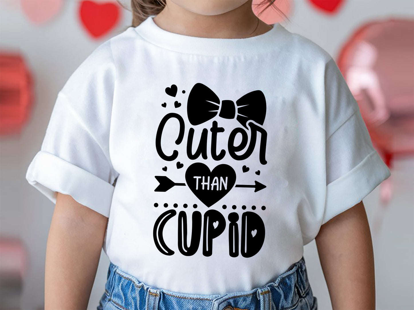 Cuter Than Cupid - Kids Valentines SVG File