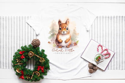 Cutest Little Snowflake, Winter Sublimation Tshirts Design