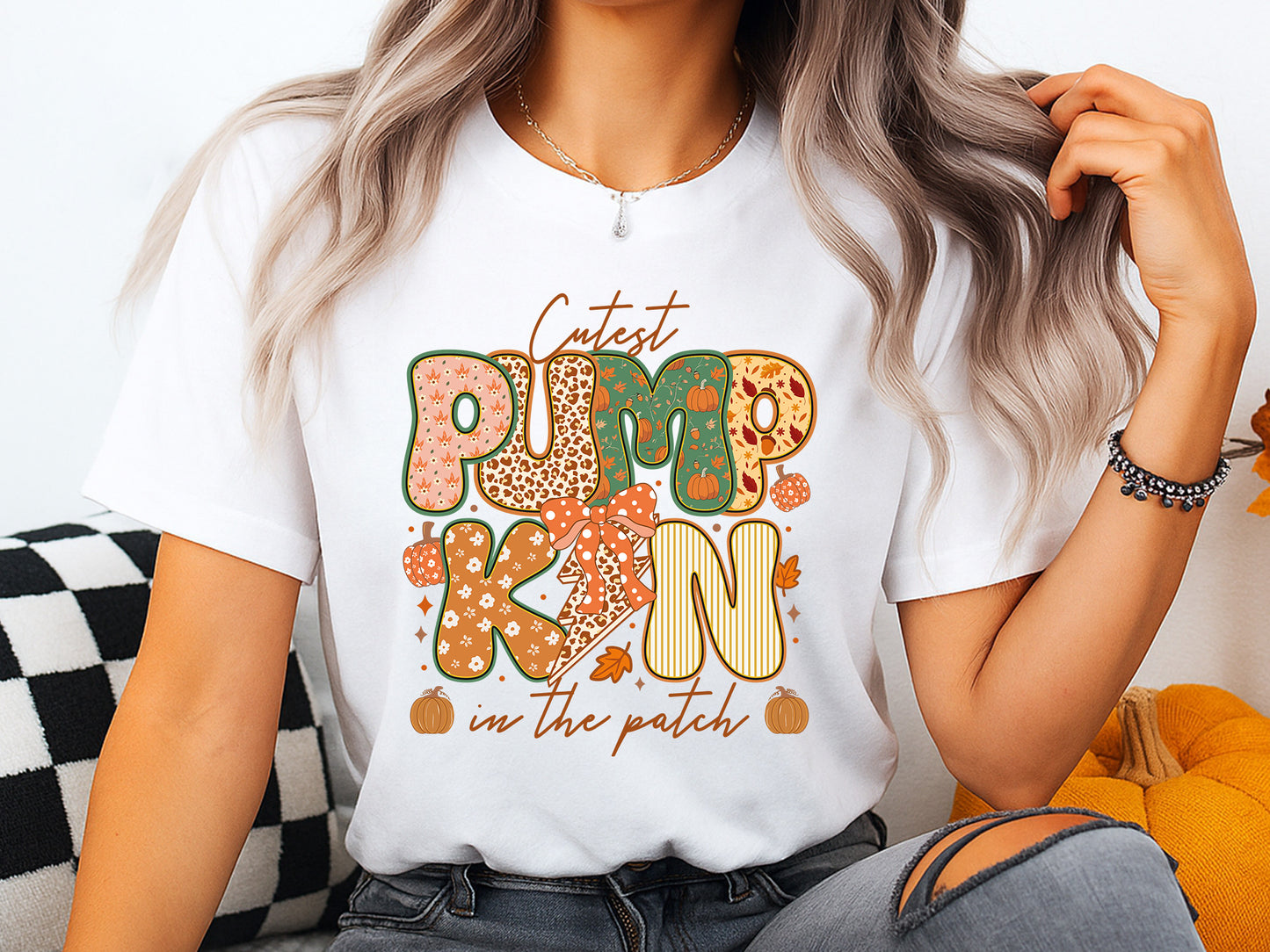 Cutest Pumpkin in the Patch, Coquette Fall Sublimation