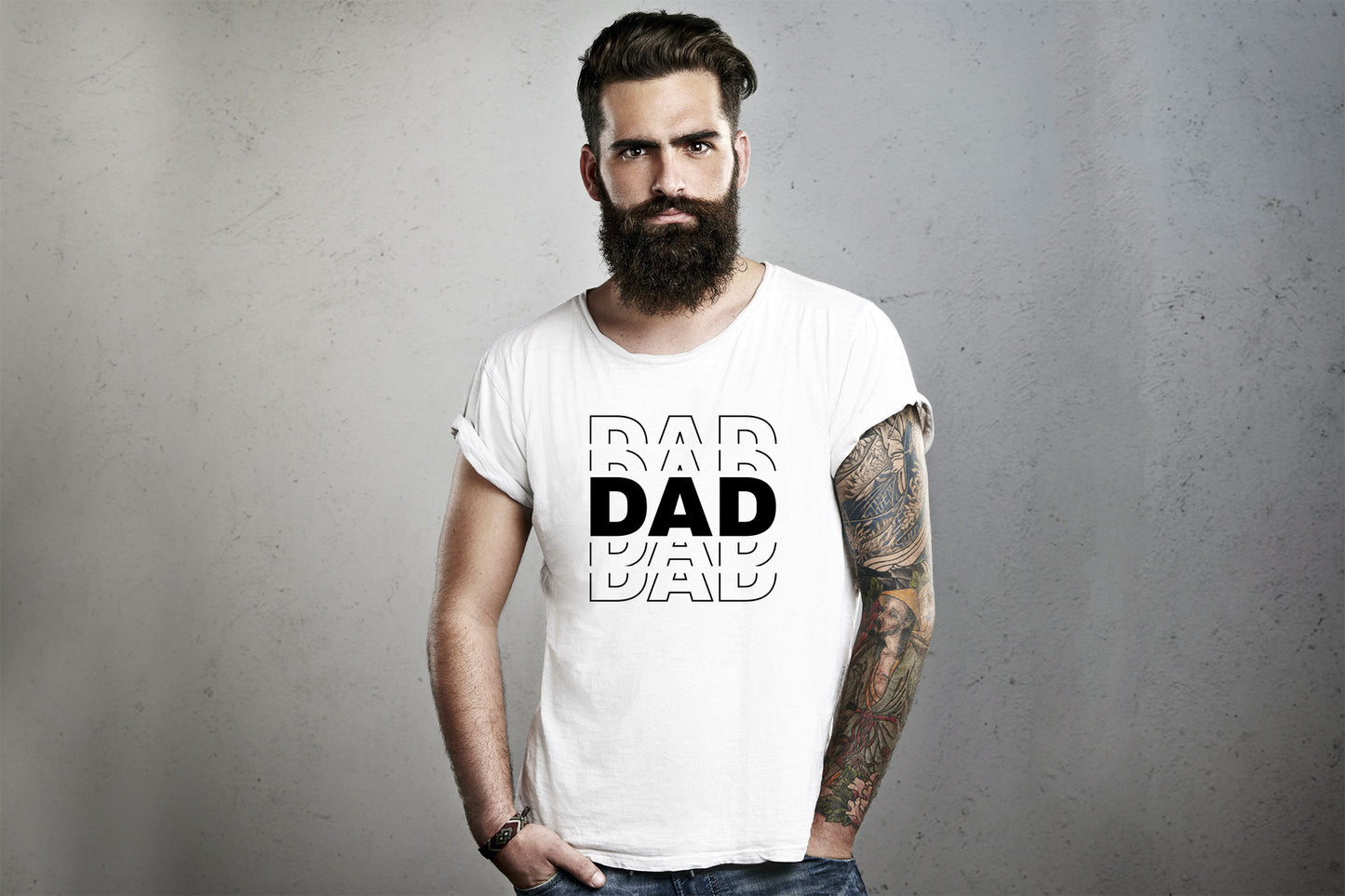 Dad - Father's Day SVG, DXF, PNG, EPS Cut File