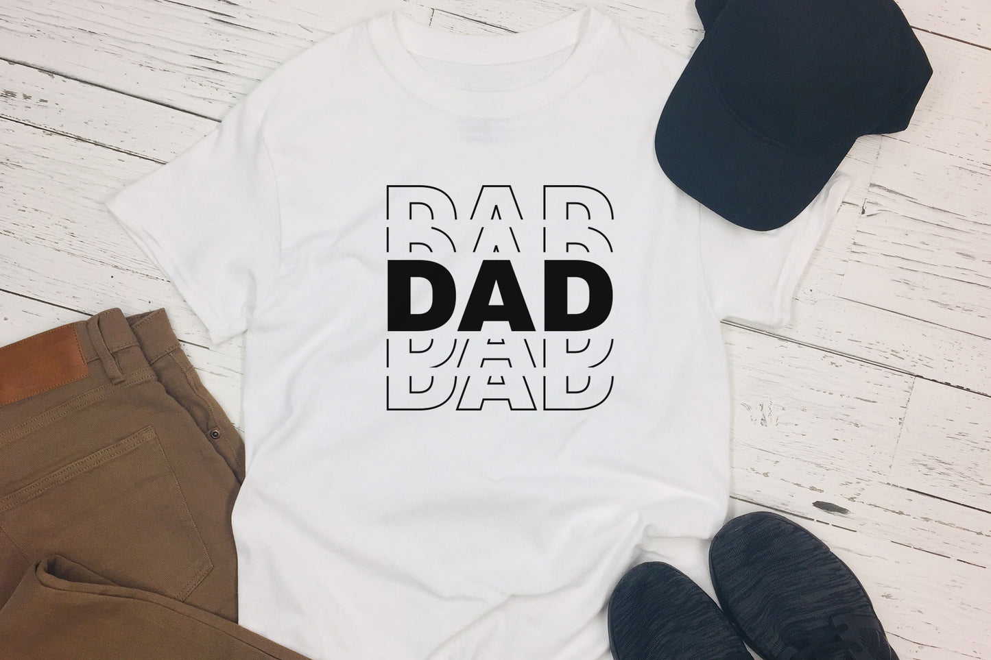 Dad - Father's Day SVG, DXF, PNG, EPS Cut File