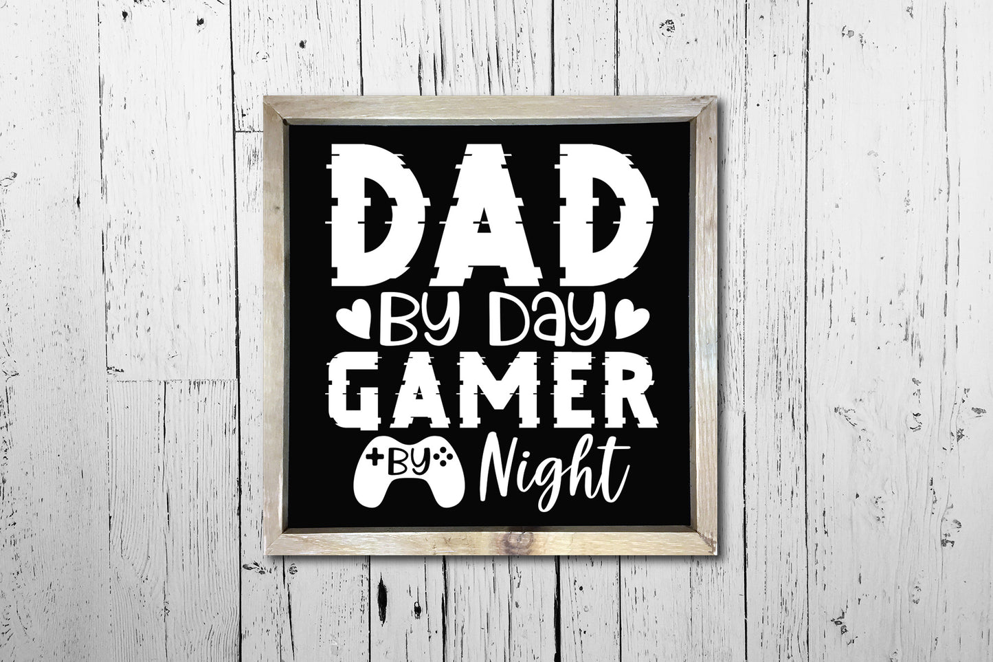 Dad By Day Gamer By Night, Fathers Day SVG Cut File