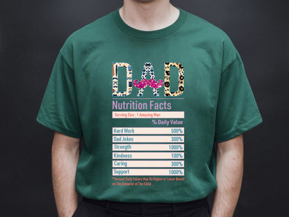 Dad Nutrition Facts Sublimation Design Free