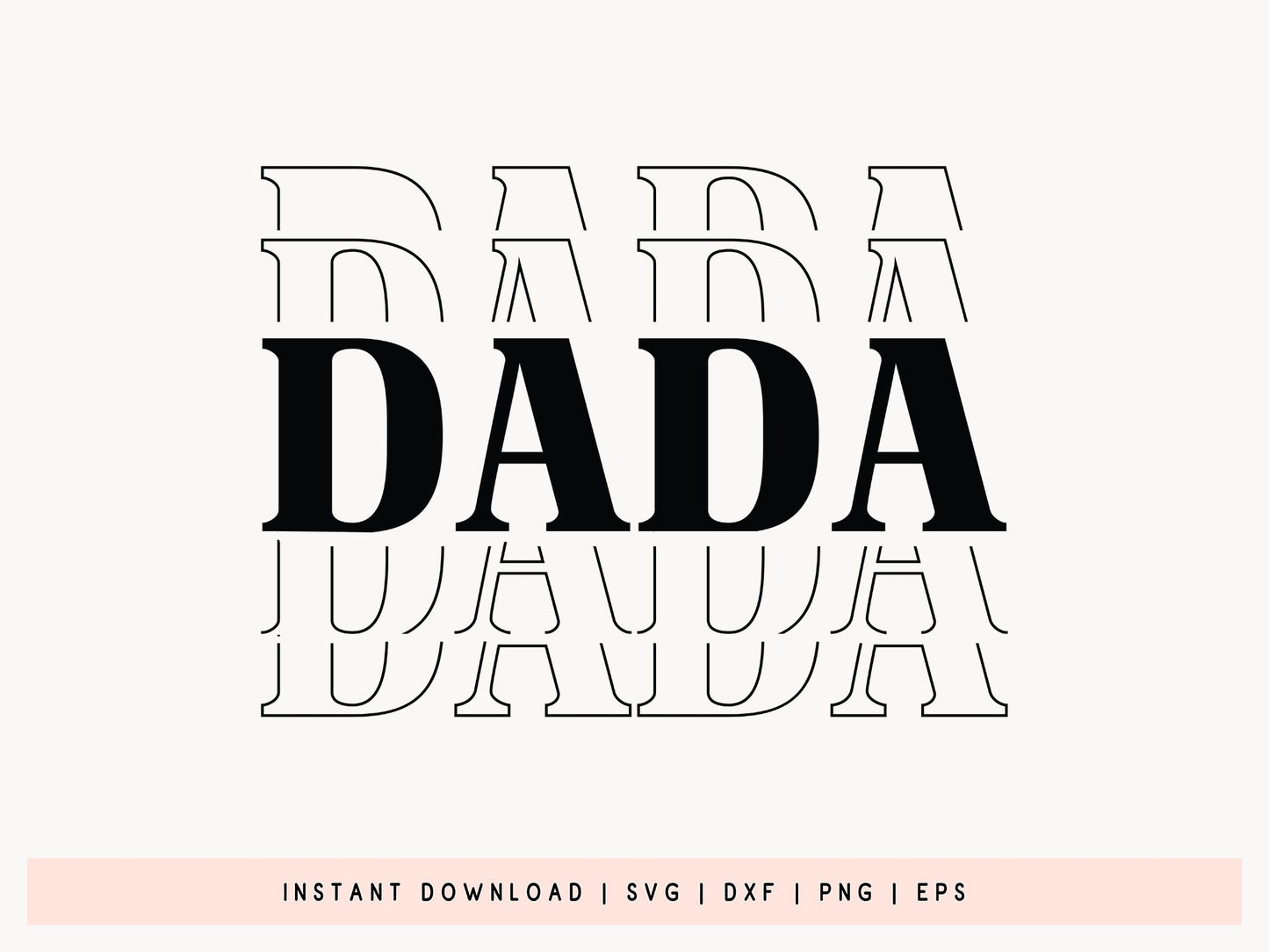 Dada, Fathers Day Design SVG