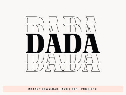 Dada, Fathers Day Design SVG