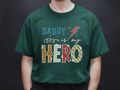 Daddy Is My Hero, Fathers Day Sublimation PNG
