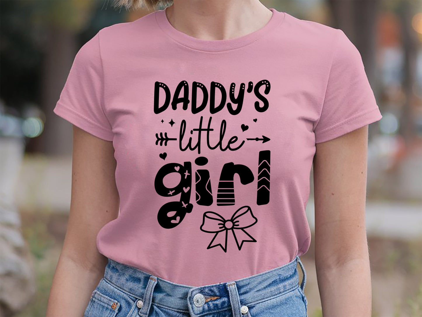 Daddy's Little Girl SVG, DXF, EPS, PNG Design