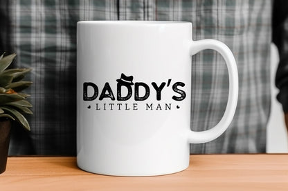 Daddy's Little Man, Kids Father's Day SVG