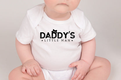 Daddy's Little Man, Kids Father's Day SVG