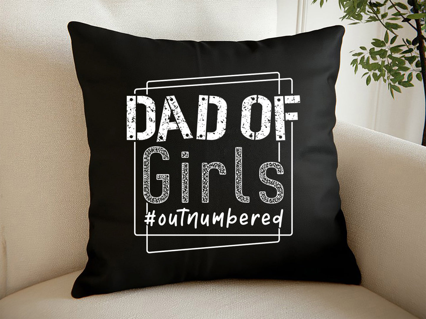 Dad of Girls, Father's Day Saying SVG