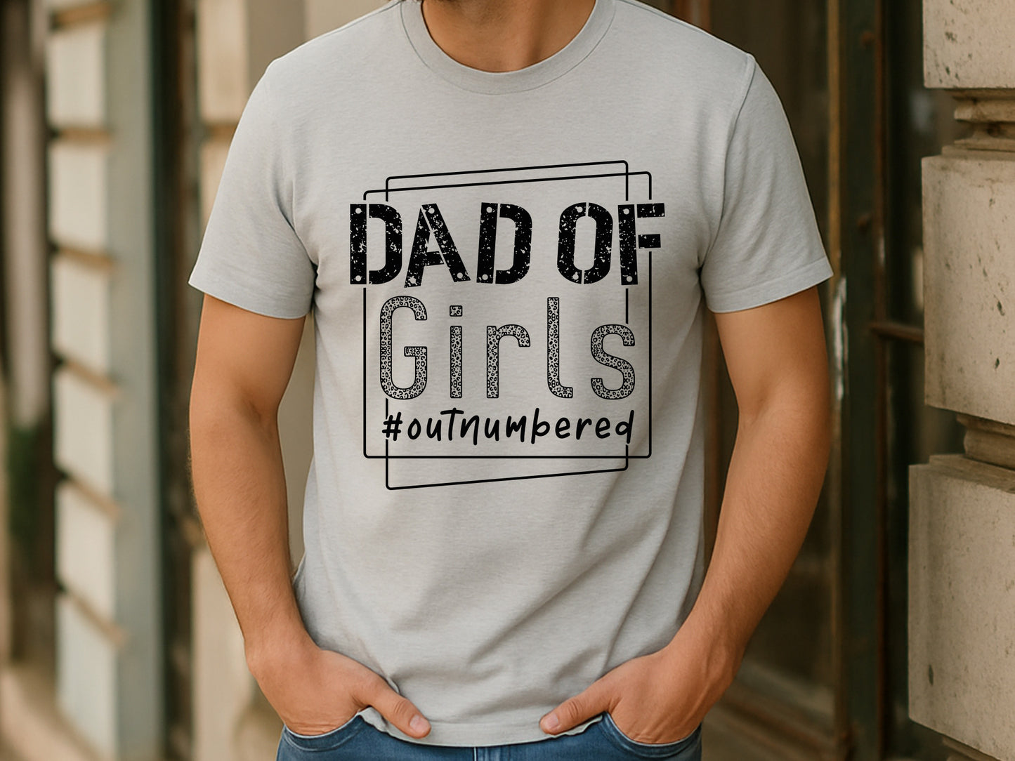 Dad of Girls, Father's Day Saying SVG