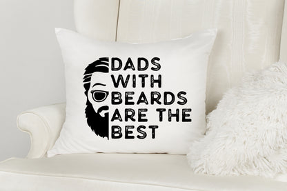 Dads with beards are the Best, Fathers Day SVG