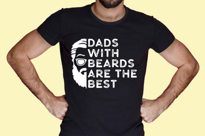 Dads with beards are the Best, Fathers Day SVG