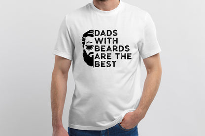 Dads with beards are the Best, Fathers Day SVG
