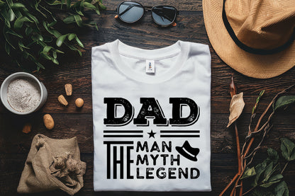 Dad the Man the Myth the Legend, Funny Fathers Day SVG