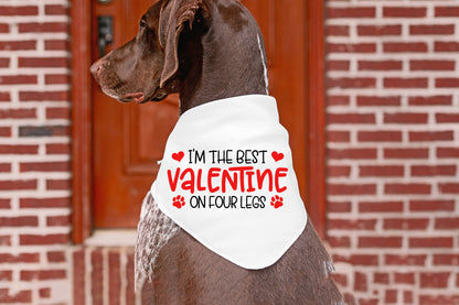 Dog I'm the Best Valentine on Four Legs SVG