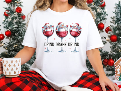 Drink Drank Drunk, Snowman Christmas Sublimation