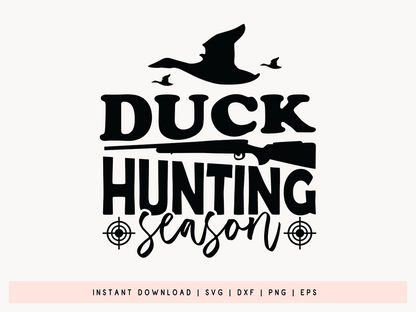 Duck Hunting Season SVG Design