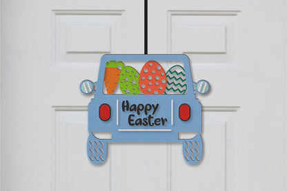 Easter Bunny Door Hanger - SVG Bundle