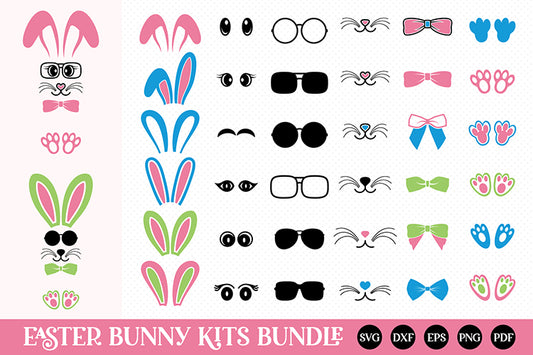 Easter Bunny Mix & Match Decor Kits - SVG Bundle