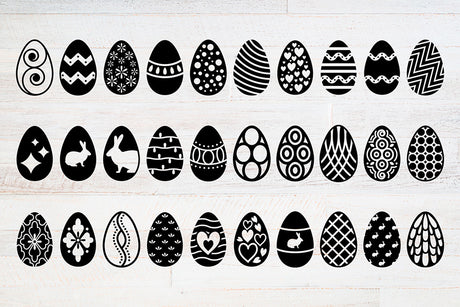 Easter Eggs SVG - 30 Designs and Graphics