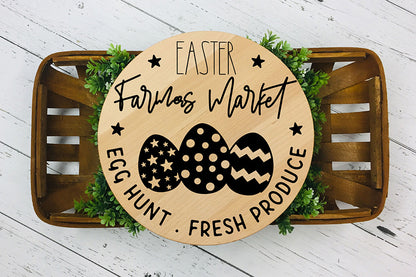 Easter Farmers Market SVG - Farmhouse Signs